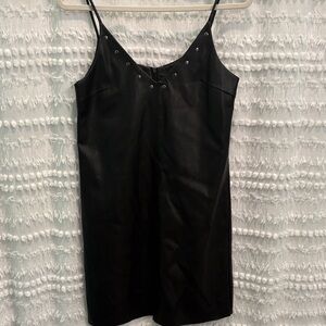 Elegant Black Studded Dress